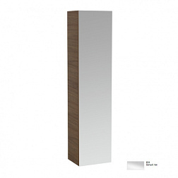 Шкаф-колонна Alessi One 40х30х170 см, белый лак, 1 дверь зеркальная с двух сторон, 4 полки, правый, подвесной монтаж 4.5802.1.097.631.1 Laufen